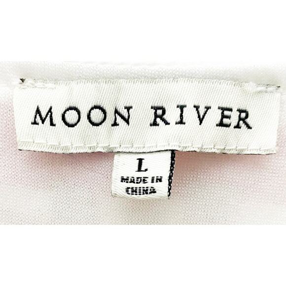 Moon River x Anthropologie Women's Babydoll Dress Balloon Sleeves Square Neck L - Picture 8 of 11